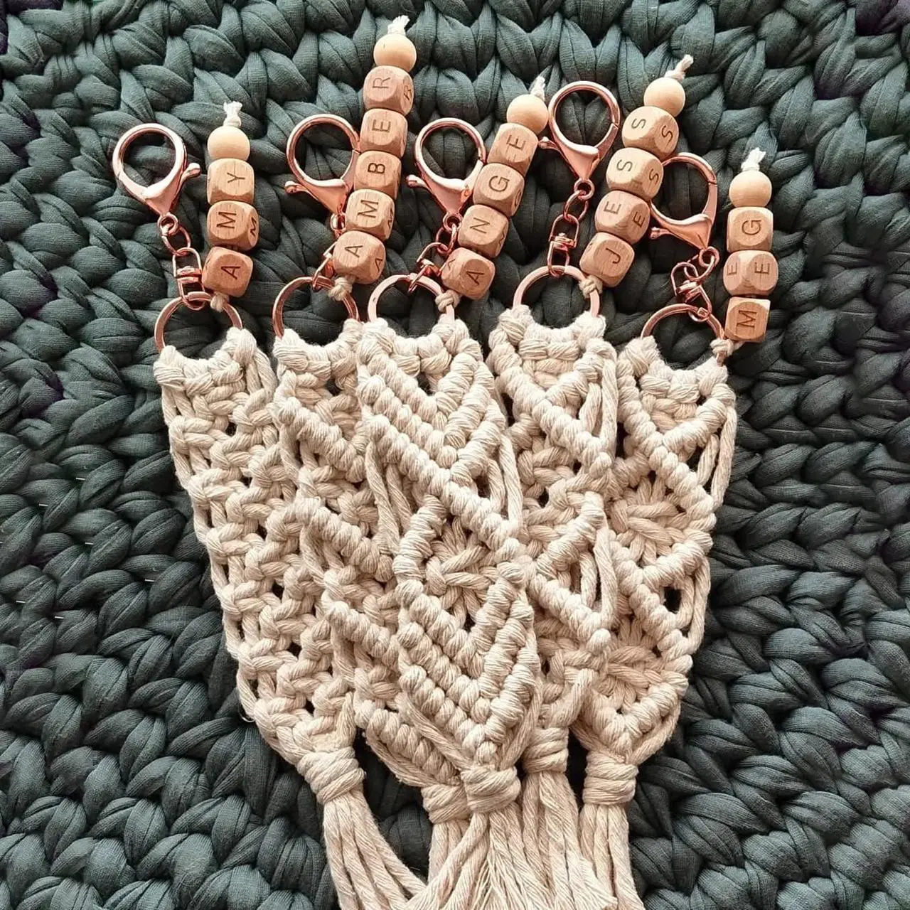 Macrame Key Rings