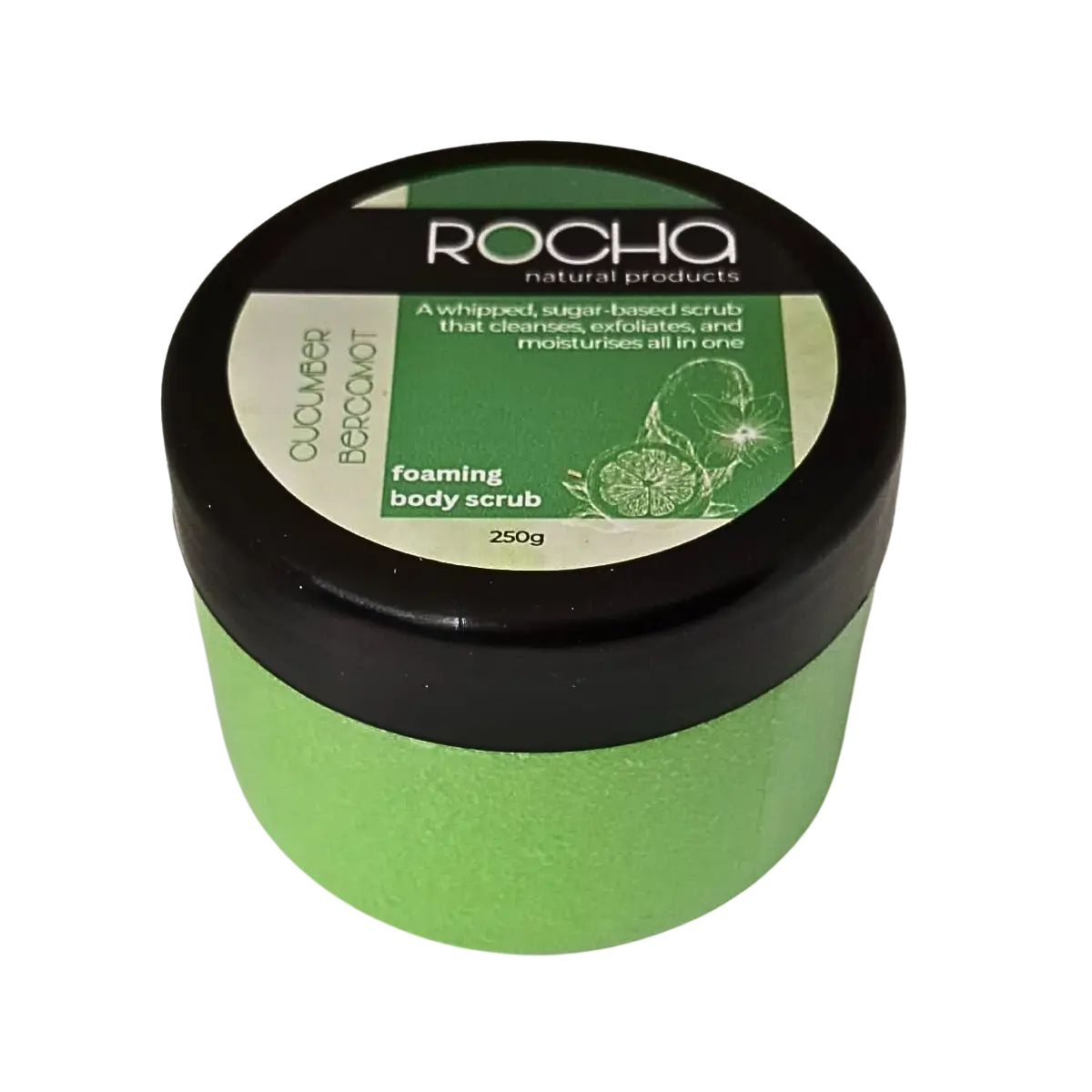 Cucumber & Bergamot Foaming Sugar Scrub - Image 2