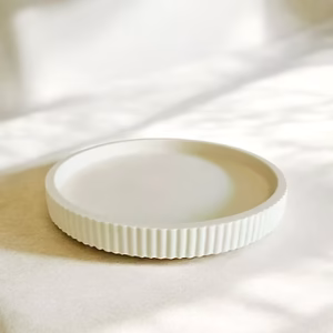 Round Striped Tray