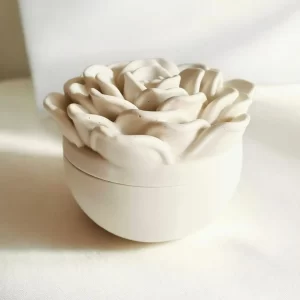 Jar with Rose Lid